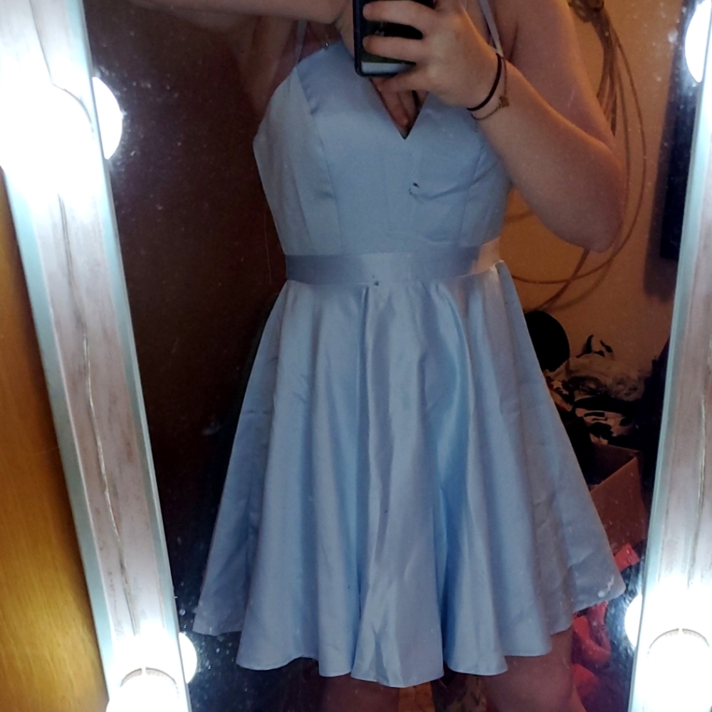 Light blue dress